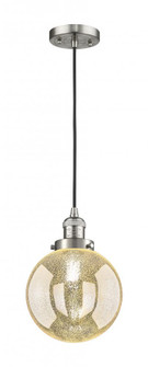 Beacon - 1 Light - 8 inch - Brushed Satin Nickel - Cord hung - Mini Pendant (3442|201C-SN-G208-8)
