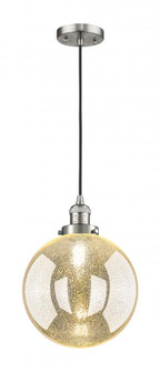Beacon - 1 Light - 10 inch - Brushed Satin Nickel - Cord hung - Mini Pendant (3442|201C-SN-G208-10)