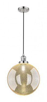 Beacon - 1 Light - 12 inch - Polished Nickel - Cord hung - Mini Pendant (3442|201C-PN-G208-12)
