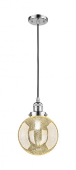 Beacon - 1 Light - 8 inch - Polished Chrome - Cord hung - Mini Pendant (3442|201C-PC-G208-8)