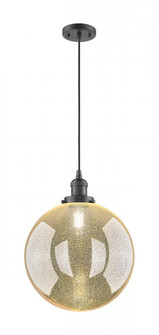Beacon - 1 Light - 12 inch - Oil Rubbed Bronze - Cord hung - Mini Pendant (3442|201C-OB-G208-12)