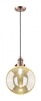 Beacon - 1 Light - 10 inch - Antique Copper - Cord hung - Mini Pendant (3442|201C-AC-G208-10)