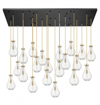Owego - 21 Light - 71 inch - Champagne Bronze - Multi Pendant (3442|172BK-451-1P-CB-G451-7SDY)
