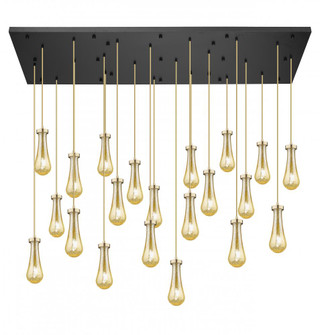 Owego - 21 Light - 71 inch - Champagne Bronze - Multi Pendant (3442|172BK-451-1P-CB-G451-4ME)