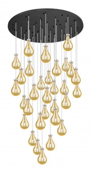 Owego - 31 Light - 60 inch - Brushed Satin Nickel - Multi Pendant (3442|160BK-451-1P-SN-G451-7ME)