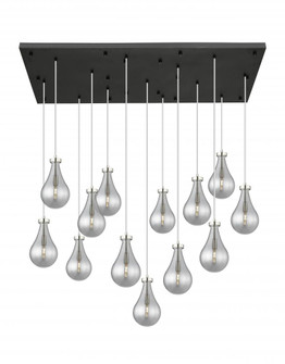 Owego - 13 Light - 54 inch - Brushed Satin Nickel - Multi Pendant (3442|154BK-451-1P-SN-G451-7SM)