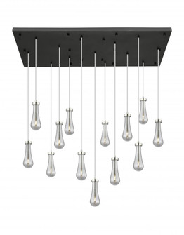 Owego - 13 Light - 54 inch - Brushed Satin Nickel - Multi Pendant (3442|154BK-451-1P-SN-G451-4SM)