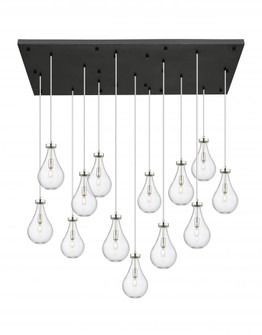 Owego - 13 Light - 54 inch - Polished Nickel - Multi Pendant (3442|154BK-451-1P-PN-G451-7CL)