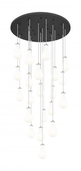 Owego - 21 Light - 48 inch - Brushed Satin Nickel - Multi Pendant (3442|148BK-451-1P-SN-G451-7GWH)