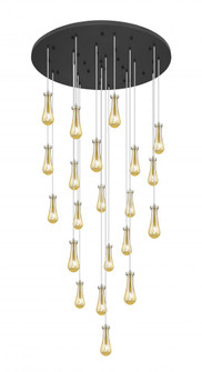 Owego - 21 Light - 48 inch - Brushed Satin Nickel - Multi Pendant (3442|148BK-451-1P-SN-G451-4ME)
