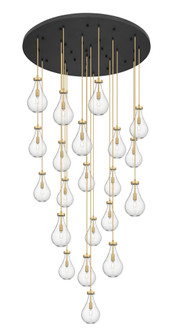 Owego - 21 Light - 48 inch - Brushed Brass - Multi Pendant (3442|148BK-451-1P-BB-G451-7CL)