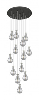 Owego - 13 Light - 32 inch - Brushed Satin Nickel - Multi Pendant (3442|132BK-451-1P-SN-G451-7SM)