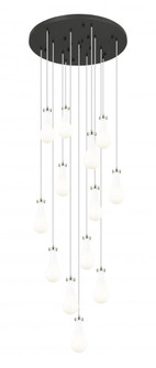 Owego - 13 Light - 32 inch - Brushed Satin Nickel - Multi Pendant (3442|132BK-451-1P-SN-G451-5GWH)