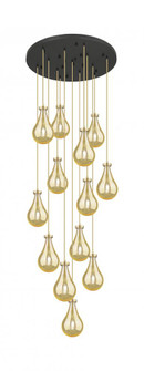 Owego - 13 Light - 32 inch - Champagne Bronze - Multi Pendant (3442|132BK-451-1P-CB-G451-7ME)