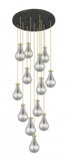 Owego - 13 Light - 32 inch - Brushed Brass - Multi Pendant (3442|132BK-451-1P-BB-G451-7SM)