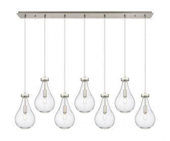 Owego - 7 Light - 49 inch - Brushed Satin Nickel - Linear Pendant (3442|127-451-1P-SN-G451-7SDY)
