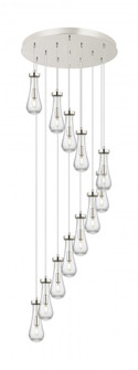 Owego - 12 Light - 24 inch - Brushed Polished Nickel - Multi Pendant (3442|126-451-1P-PN-G451-4SDY)