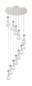 Owego - 12 Light - 24 inch - Polished Nickel - Multi Pendant (3442|126-451-1P-PN-G451-4CL)