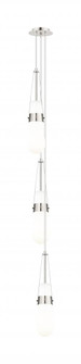 Milan - 3 Light - 6 inch - Polished Nickel - Multi Pendant (3442|103-452-1P-PN-G452-4GWH)