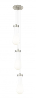 Owego - 3 Light - 7 inch - Brushed Satin Nickel - Multi Pendant (3442|103-451-1P-SN-G451-4GWH)