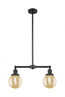 Beacon - 2 Light - 23 inch - Matte Black - Stem Hung - Adjustable Island Light (3442|209-BK-G208-6)