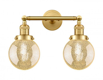 Beacon - 2 Light - 17 inch - Satin Gold - Adjustable Bath Vanity Light (3442|208-SG-G208-6)