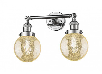 Beacon - 2 Light - 17 inch - Polished Chrome - Adjustable Bath Vanity Light (3442|208-PC-G208-6)