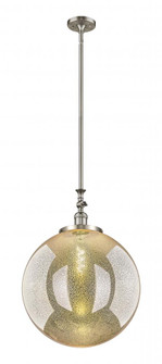 Beacon - 1 Light - 18 inch - Brushed Satin Nickel - Stem Hung - Adjustable Mini Pendant (3442|206-SN-G208-18)