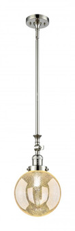 Beacon - 1 Light - 8 inch - Polished Nickel - Stem Hung - Adjustable Mini Pendant (3442|206-PN-G208-8)