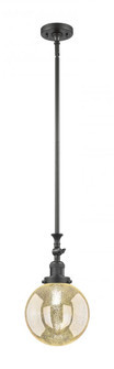 Beacon - 1 Light - 8 inch - Oil Rubbed Bronze - Stem Hung - Adjustable Mini Pendant (3442|206-OB-G208-8)