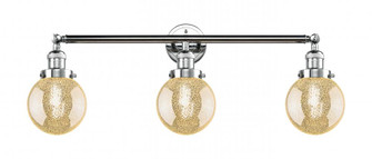 Beacon - 3 Light - 30 inch - Polished Chrome - Bath Vanity Light (3442|205-PC-G208-6)