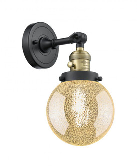 Beacon - 1 Light - 6 inch - Black Antique Brass - Adjustable Sconce (3442|203SW-BAB-G208-6)