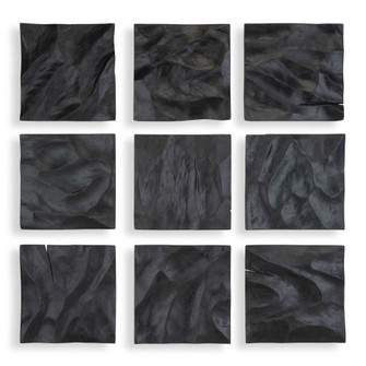 Uttermost Malosi Black Wood Wall Decor Set/9 (85|04377)