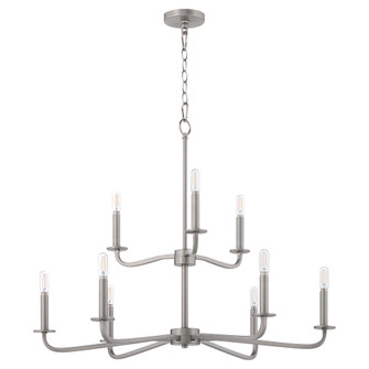 RUTHERFORD 9LT CHANDELIER - STN (83|6307-9-65)