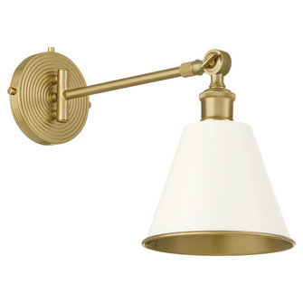 BAILEY 1LT WALL LAMP -SW/AGB (83|5320-1-0880)