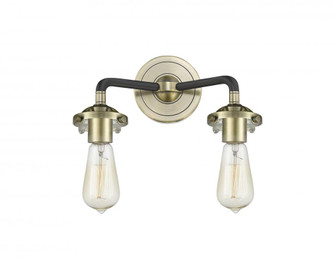 Beacon - 2 Light - 14 inch - Black Antique Brass - Bath Vanity Light (3442|284-2W-BAB)