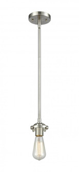 Beacon - 1 Light - 6 inch - Brushed Satin Nickel - Stem hung - Mini Pendant (3442|284-1S-SN)