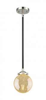 Beacon - 1 Light - 6 inch - Black Polished Nickel - Stem hung - Mini Pendant (3442|284-1S-BPN-G208-6)