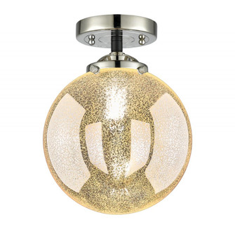 Beacon - 1 Light - 8 inch - Black Polished Nickel - Semi-Flush Mount (3442|284-1C-BPN-G208-8)