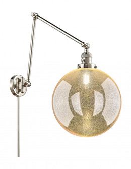 Beacon - 1 Light - 12 inch - Polished Nickel -Adjustable Swing Arm (3442|238-PN-G208-12)