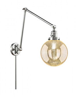 Beacon - 1 Light - 8 inch - Polished Chrome -Adjustable Swing Arm (3442|238-PC-G208-8)