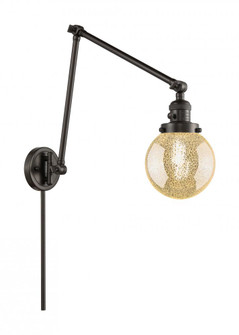 Beacon - 1 Light - 6 inch - Oil Rubbed Bronze -Adjustable Swing Arm (3442|238-OB-G208-6)