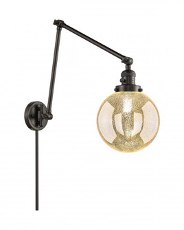 Beacon - 1 Light - 8 inch - Oil Rubbed Bronze -Adjustable Swing Arm (3442|238-OB-G208-8)