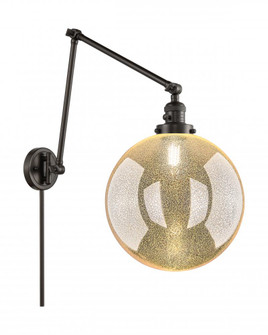 Beacon - 1 Light - 12 inch - Oil Rubbed Bronze -Adjustable Swing Arm (3442|238-OB-G208-12)