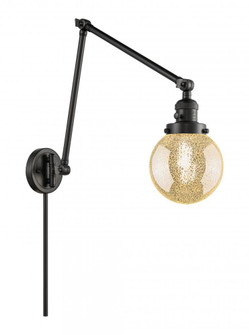 Beacon - 1 Light - 6 inch - Matte Black -Adjustable Swing Arm (3442|238-BK-G208-6)