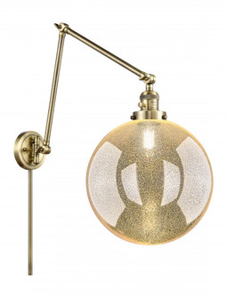 Beacon - 1 Light - 12 inch - Antique Brass -Adjustable Swing Arm (3442|238-AB-G208-12)
