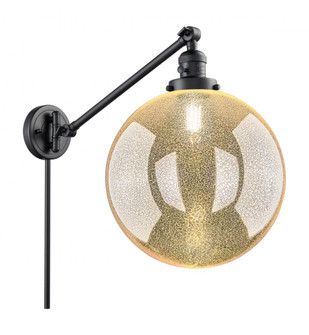 Beacon - 1 Light - 12 inch - Matte Black -Adjustable Swing Arm (3442|237-BK-G208-12)