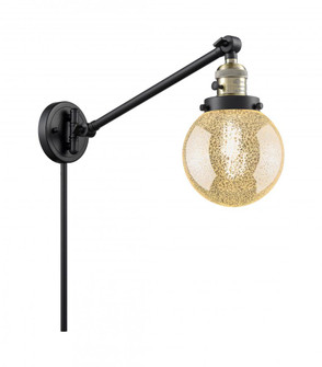 Beacon - 1 Light - 6 inch - Black Antique Brass -Adjustable Swing Arm (3442|237-BAB-G208-6)