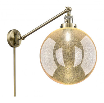 Beacon - 1 Light - 12 inch - Antique Brass -Adjustable Swing Arm (3442|237-AB-G208-12)