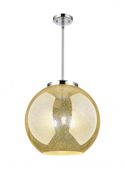 Athens - 3 Light - 16 inch - Polished Chrome - Stem hung - Pendant (3442|221-3S-PC-G128-16)
